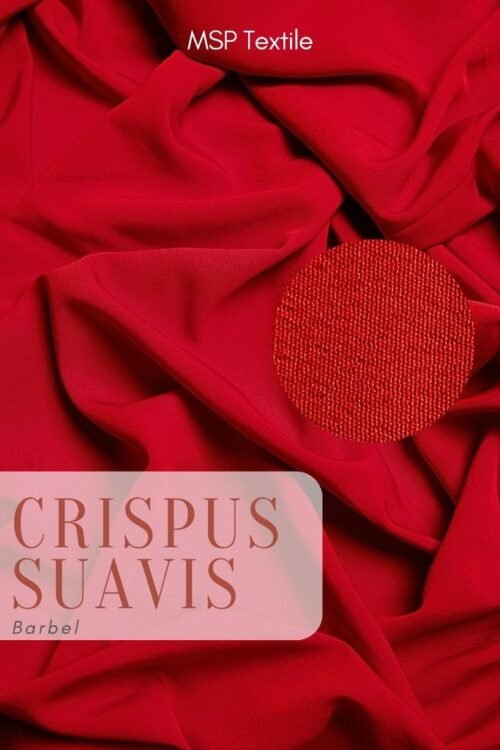 Crispus Suavis Kain Barbel Polyester Bahan Gamis Tunik Blazer Celana Kerudung Pashmina Syal Rok