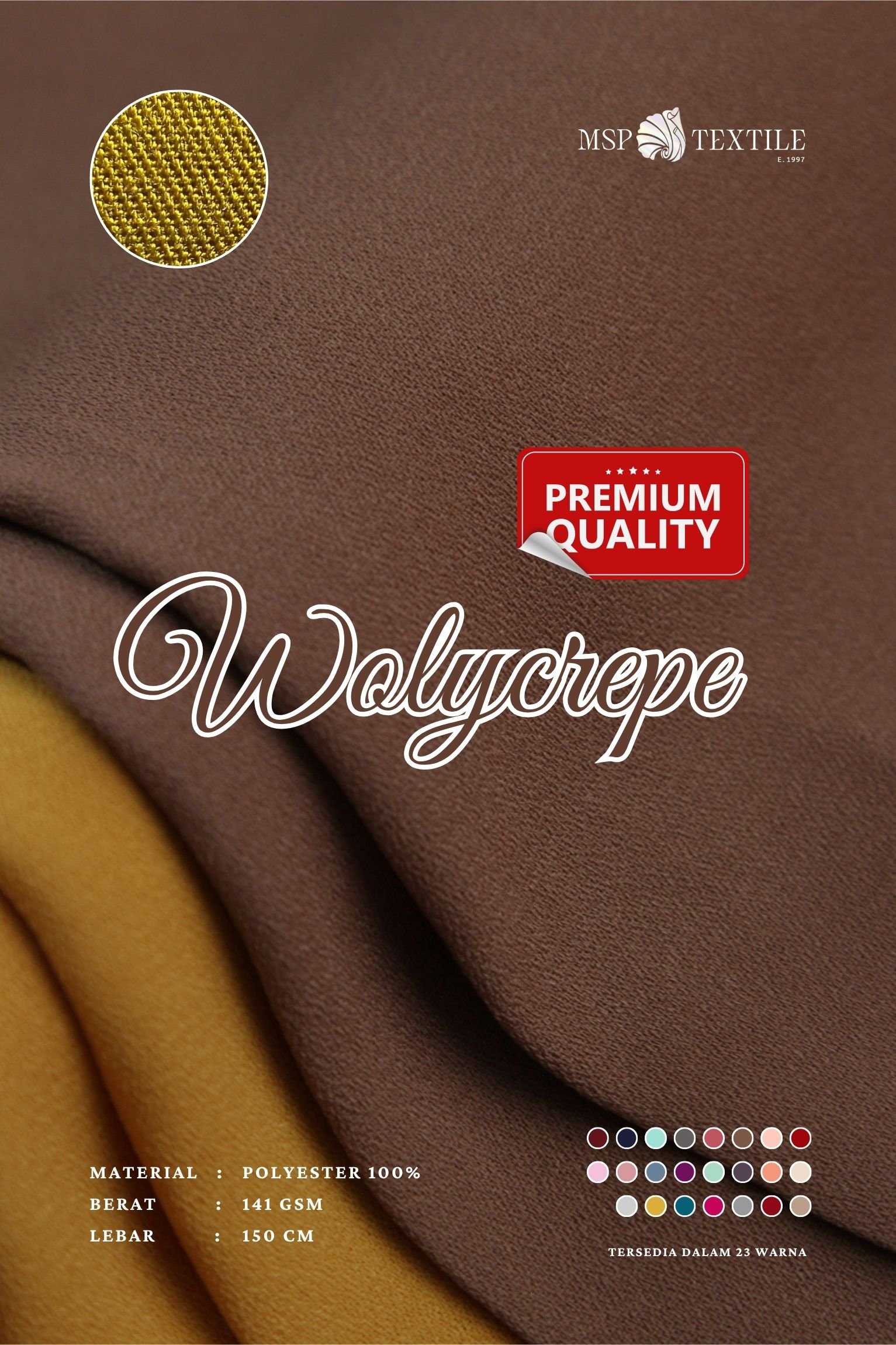 Cover _ Photo, fabric detail, material, color options