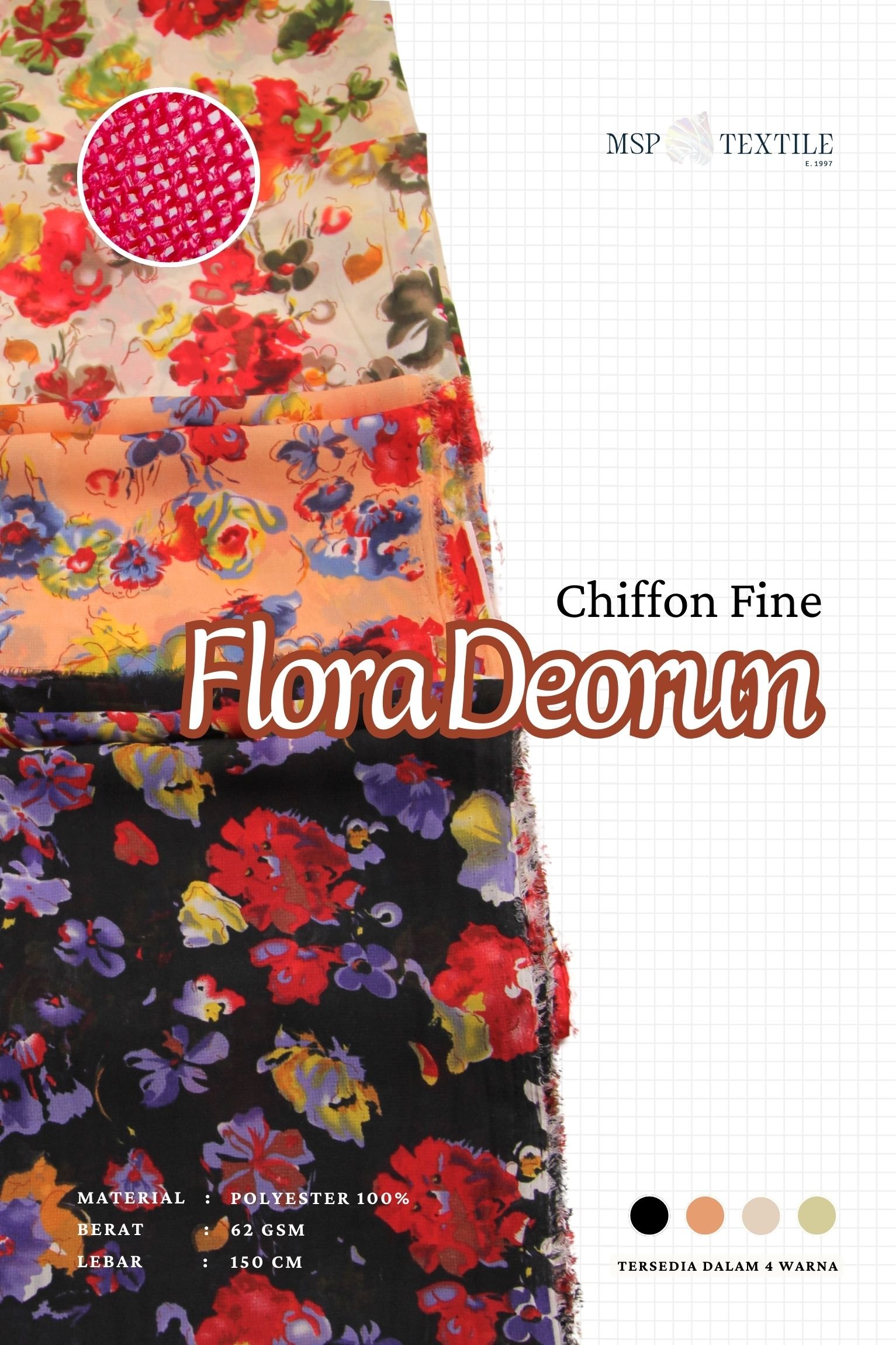 Cover _ Photo, fabric detail, material, color options