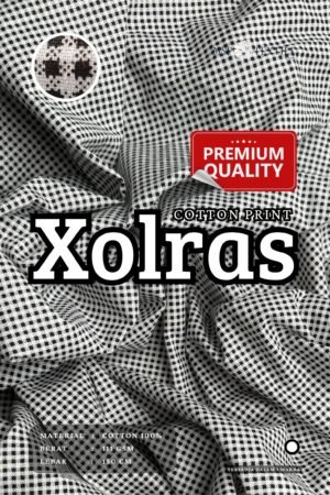 Kain Katun Xolras Print Bahan Premium Untuk Busana Formal & Semi Formal