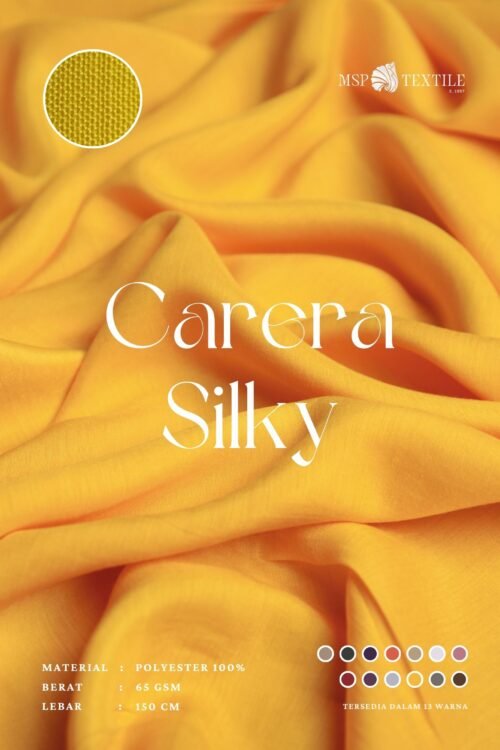 Carera Silk Bahan Kain Polyester Rayon Untuk Gamis Tunik Pashmina Mukena Jilbab Dress