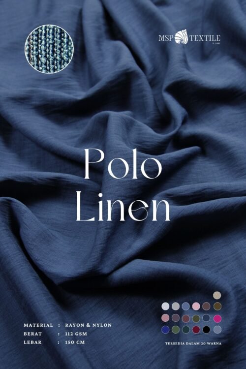 Polo Linen Polos 27W Bahan Kain Untuk Baju Formal & Non Formal