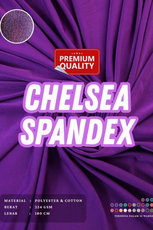 Chelsea Spandex Serat Polyester Kaos Premium