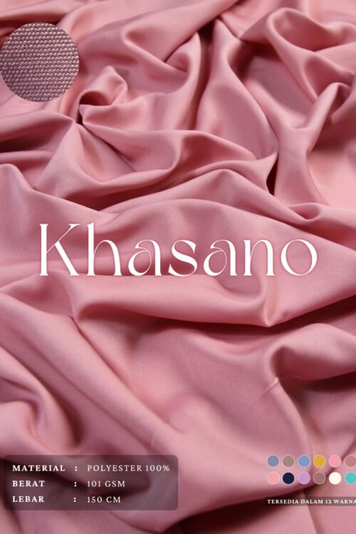 KHASANO POLOS BAHAN KAIN POLYESTER ATASAN GAMIS PASHMINA SYAL CELANA DRESS ATAU SEBAGAI FURING