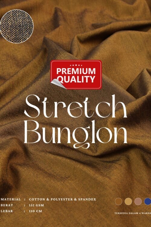 Kain Stretch Bunglon 44″ Material Katun Spandex Kualitas Premium Cocok Untuk Mukena Dress Gamis Piyama Kemeja