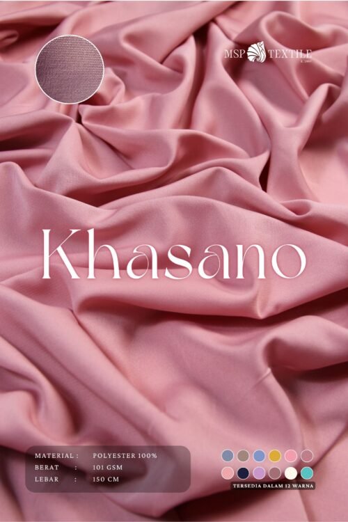 KHASANO POLOS BAHAN KAIN POLYESTER ATASAN GAMIS PASHMINA SYAL CELANA DRESS ATAU SEBAGAI FURING