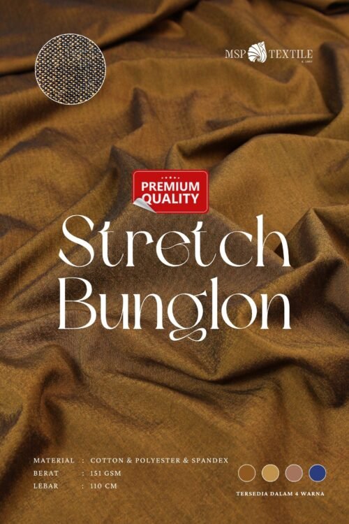 Kain Stretch Bunglon 44″ Material Katun Spandex Kualitas Premium