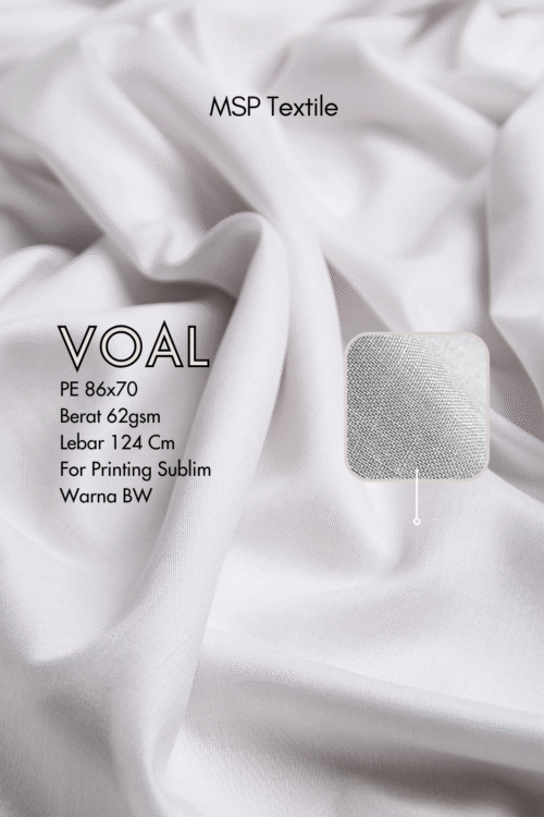 Voal 60s Kualitas Premium Pe Printing Sublim Digital Printing Warna Bw Hijab Kerudung Scarf Syal