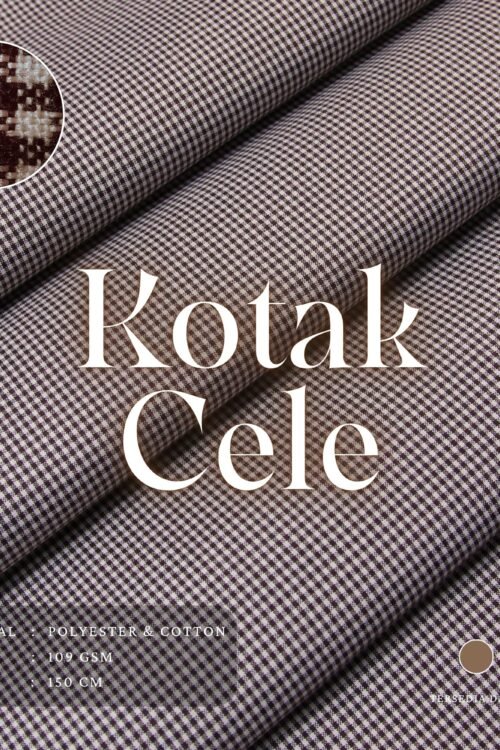 KOTAK CELE MOTIF KOTAK ELEGAN BAHAN KATUN PREMIUM