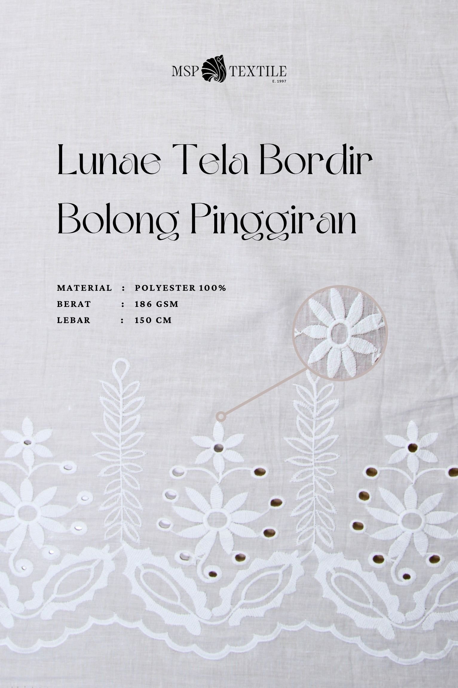 Cover _ Photo, fabric detail, material, color options