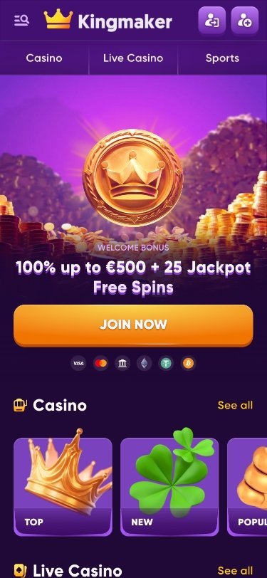 Il Re del Casinò: Scopri Kingmaker e i Suoi Giochi Di Carta